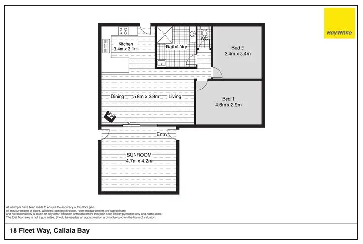 Floorplan of Homely house listing, 18 Fleet Way, Callala Bay NSW 2540