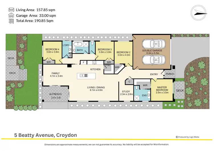 Floorplan of Homely house listing, 5 Beatty Avenue, Croydon VIC 3136