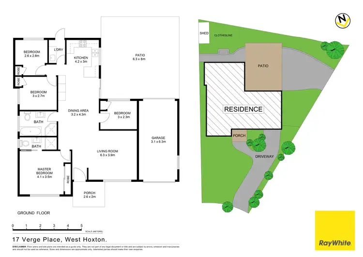 Floorplan of Homely house listing, 17 Verge Place, West Hoxton NSW 2171