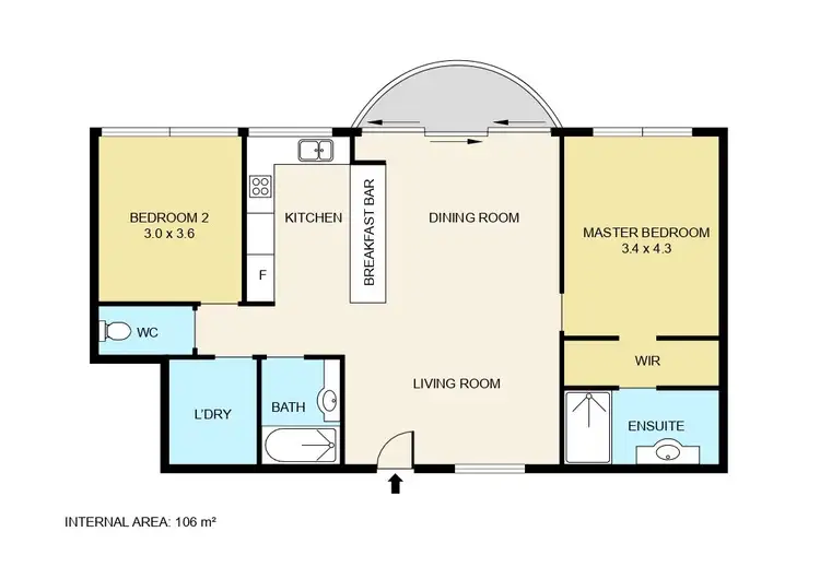 Floorplan of Homely apartment listing, 6/142 The Esplanade, Surfers Paradise QLD 4217