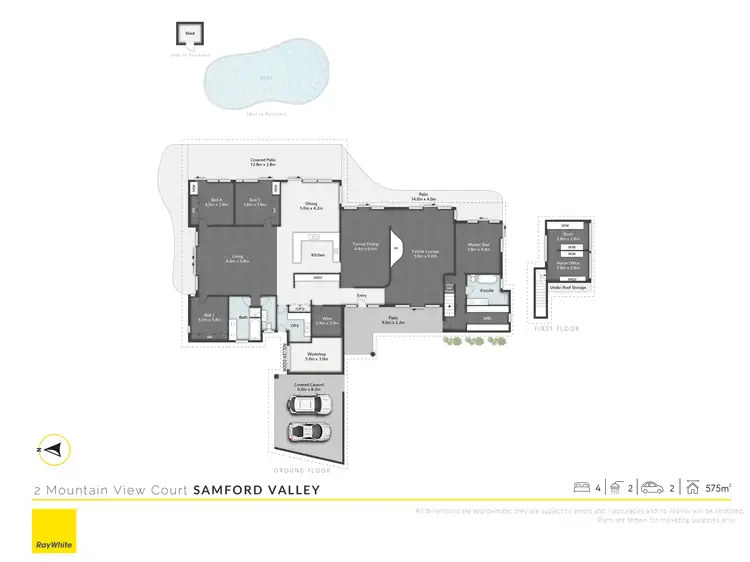 Floorplan of Homely house listing, 2 Mountain View Court, Samford Valley QLD 4520