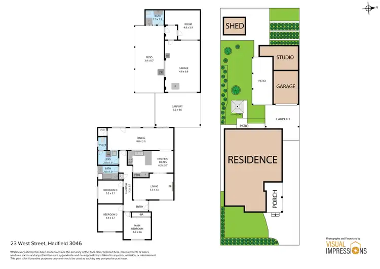 Floorplan of Homely house listing, 23 West Street, Hadfield VIC 3046