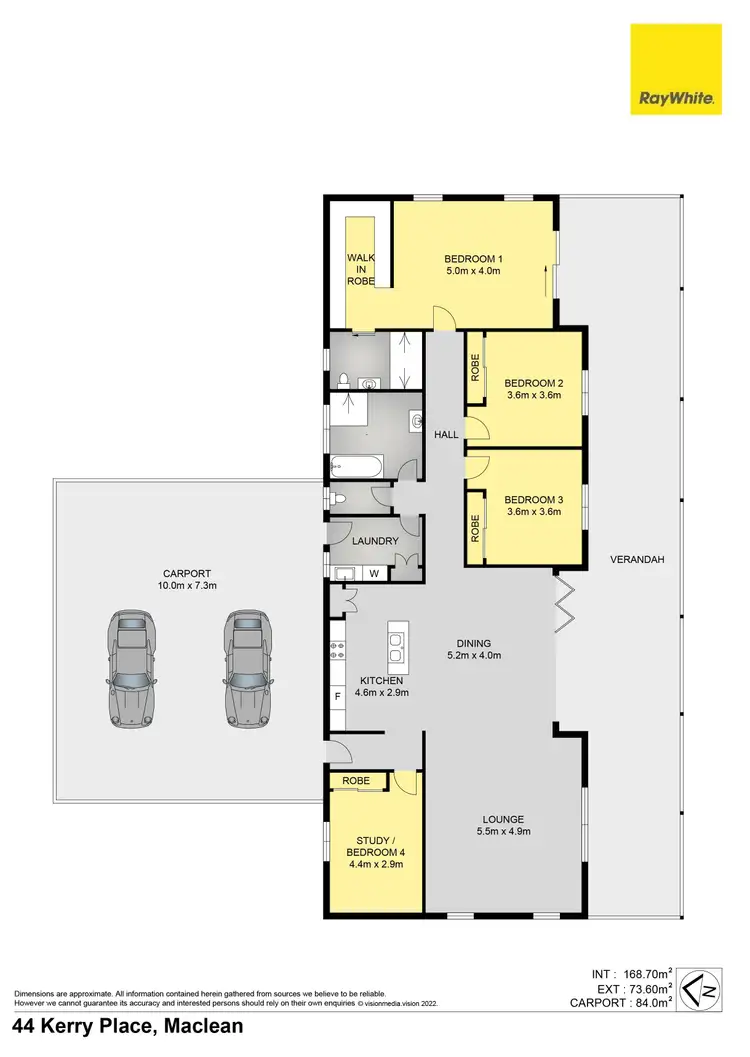 Floorplan of Homely house listing, 44 Kerry Street, Maclean NSW 2463