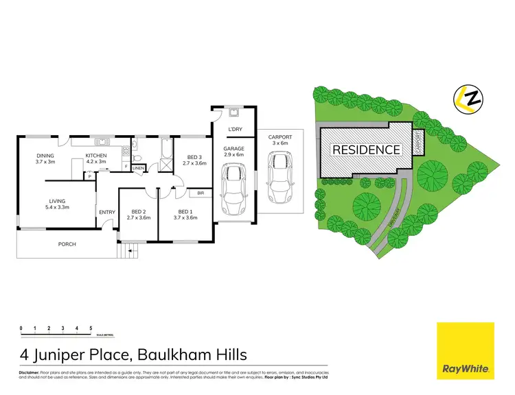 Floorplan of Homely house listing, 4 Juniper Place, Baulkham Hills NSW 2153