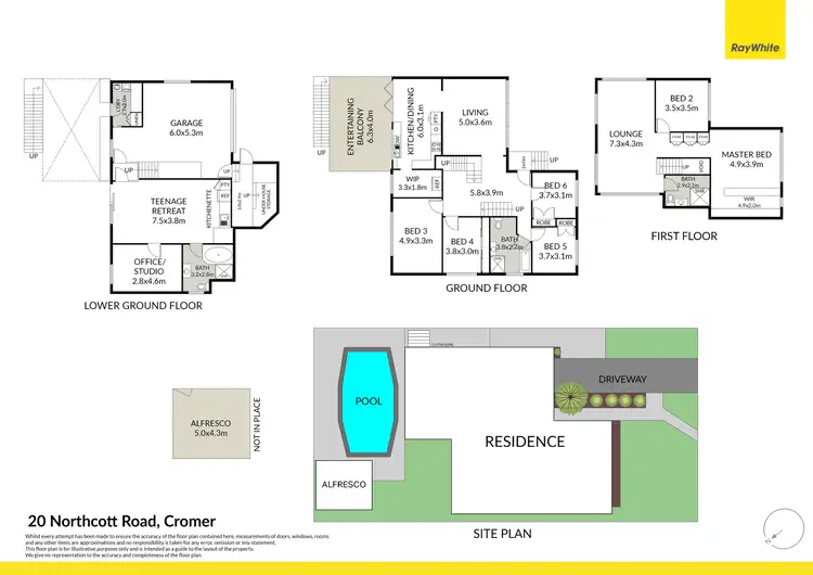 Floorplan of Homely house listing, 20 Northcott Road, Cromer NSW 2099