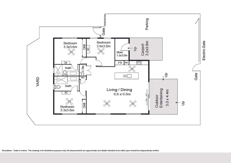 Floorplan of Homely unit listing, 4/25 Honeyeater Loop, Djugun WA 6725