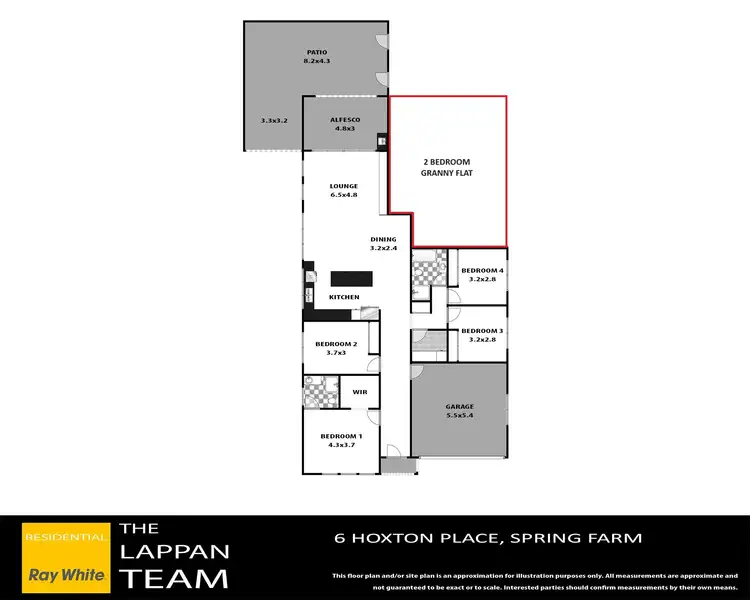 Floorplan of Homely house listing, 6 Hoxton Place, Spring Farm NSW 2570