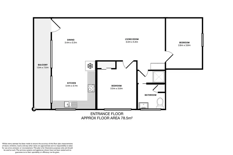 Floorplan of Homely apartment listing, 3/12 Magnus Street, Nelson Bay NSW 2315