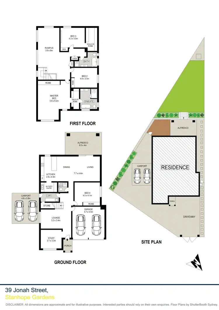Floorplan of Homely house listing, 39 Jonah Street, Stanhope Gardens NSW 2768