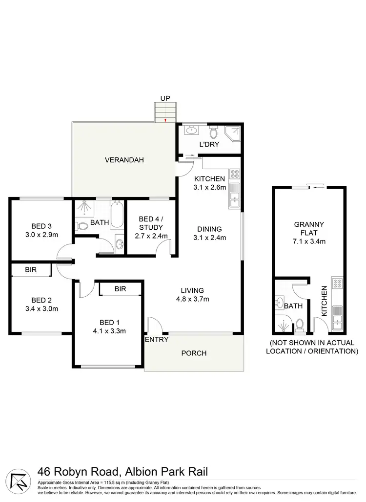 Floorplan of Homely house listing, 46 Robyn Road, Albion Park Rail NSW 2527