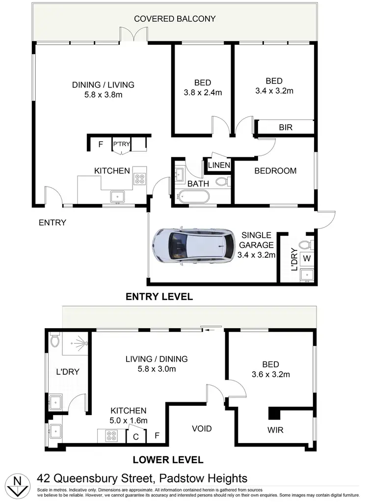 Floorplan of Homely house listing, 42 Queensbury Road, Padstow Heights NSW 2211