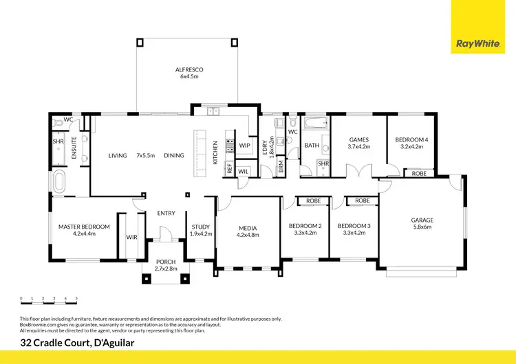 Floorplan of Homely house listing, 32 Cradle Court, D'aguilar QLD 4514