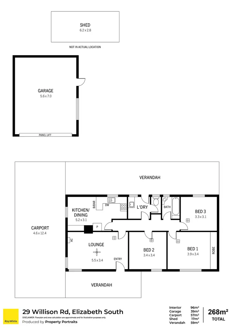 Floorplan of Homely house listing, 29 Willison Road, Elizabeth South SA 5112