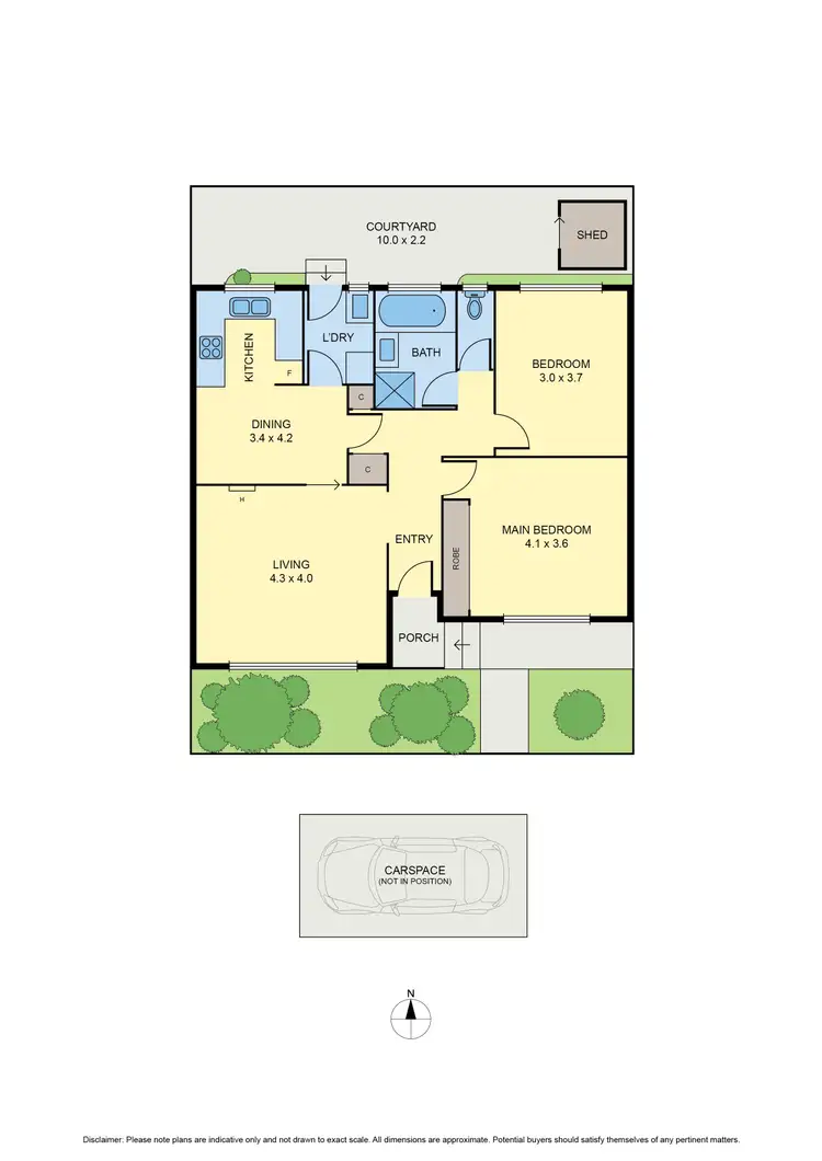 Floorplan of Homely unit listing, 4/136-138 Glenroy Road, Glenroy VIC 3046