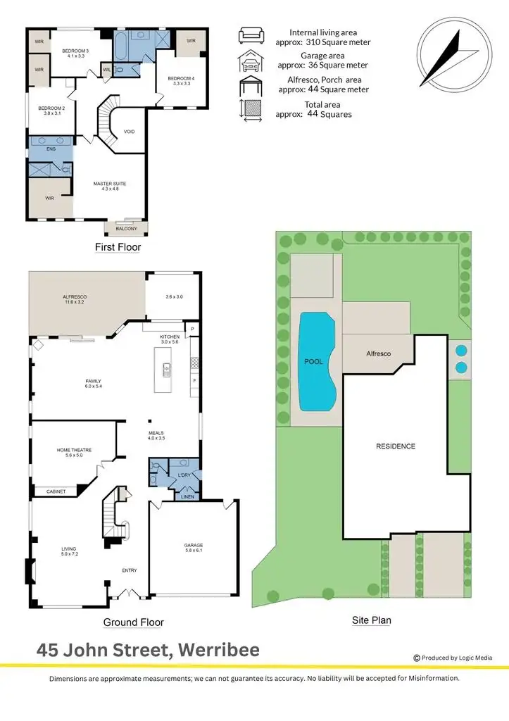 Floorplan of Homely house listing, 45 John Street, Werribee VIC 3030