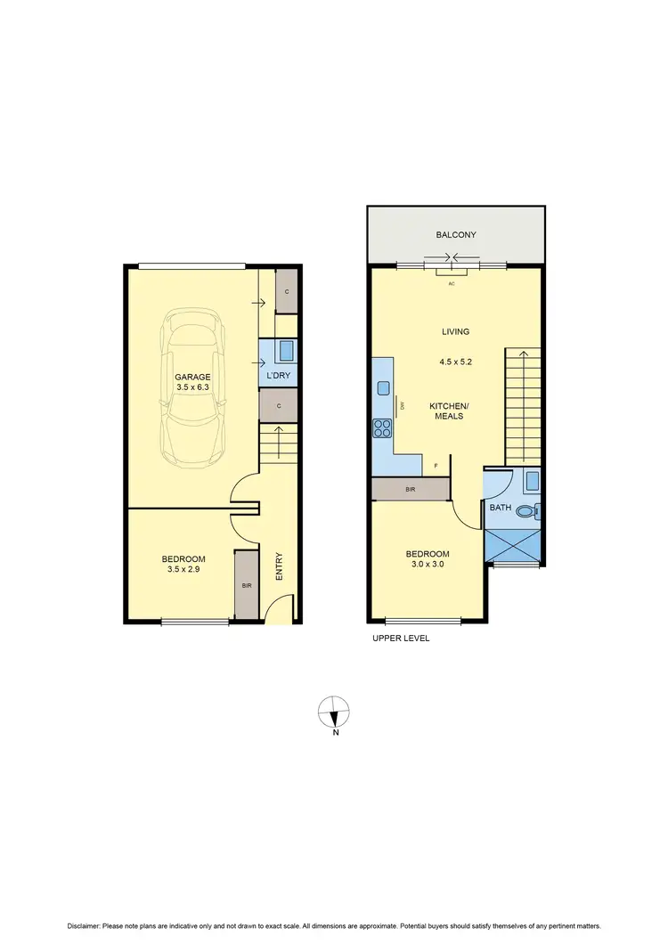 Floorplan of Homely townhouse listing, 3/3 Sutherland Street, Coburg VIC 3058