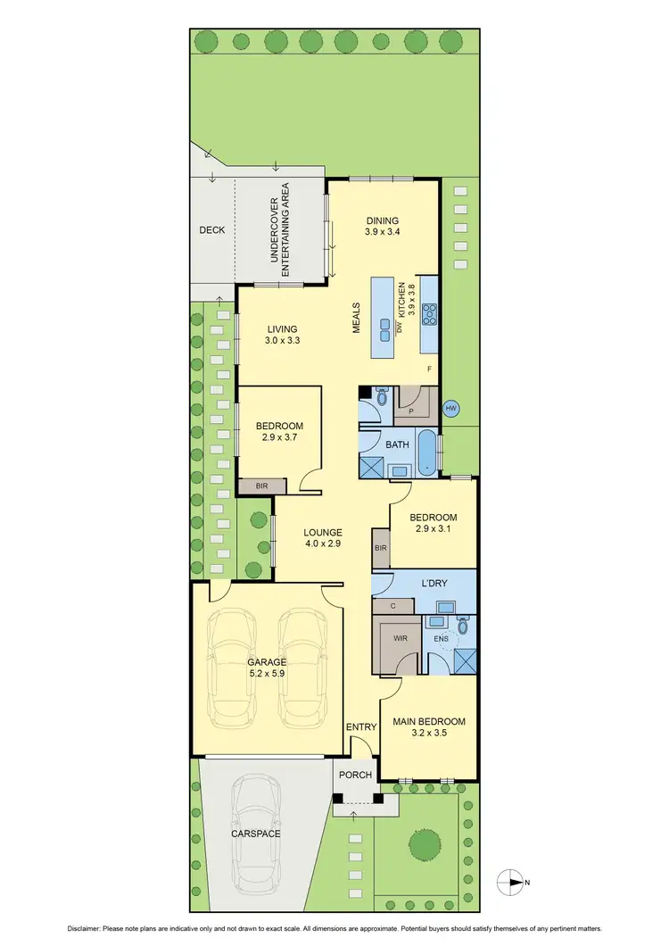Floorplan of Homely house listing, 13 Scarlet Drive, Greenvale VIC 3059