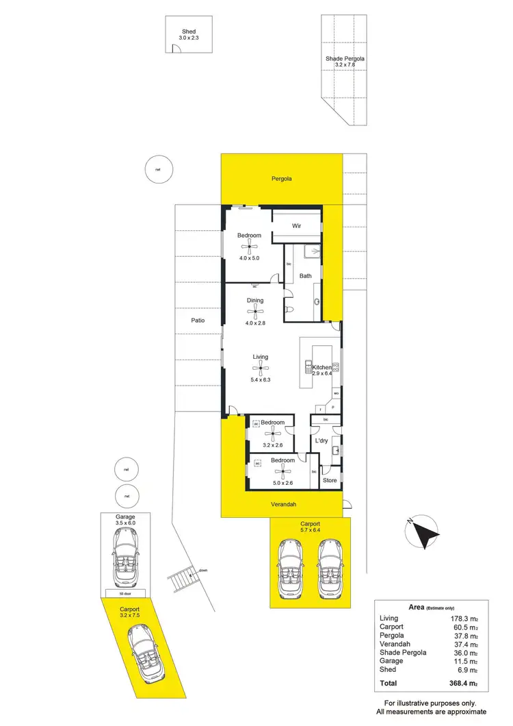 Floorplan of Homely house listing, 3 Seaview Road, Lynton SA 5062