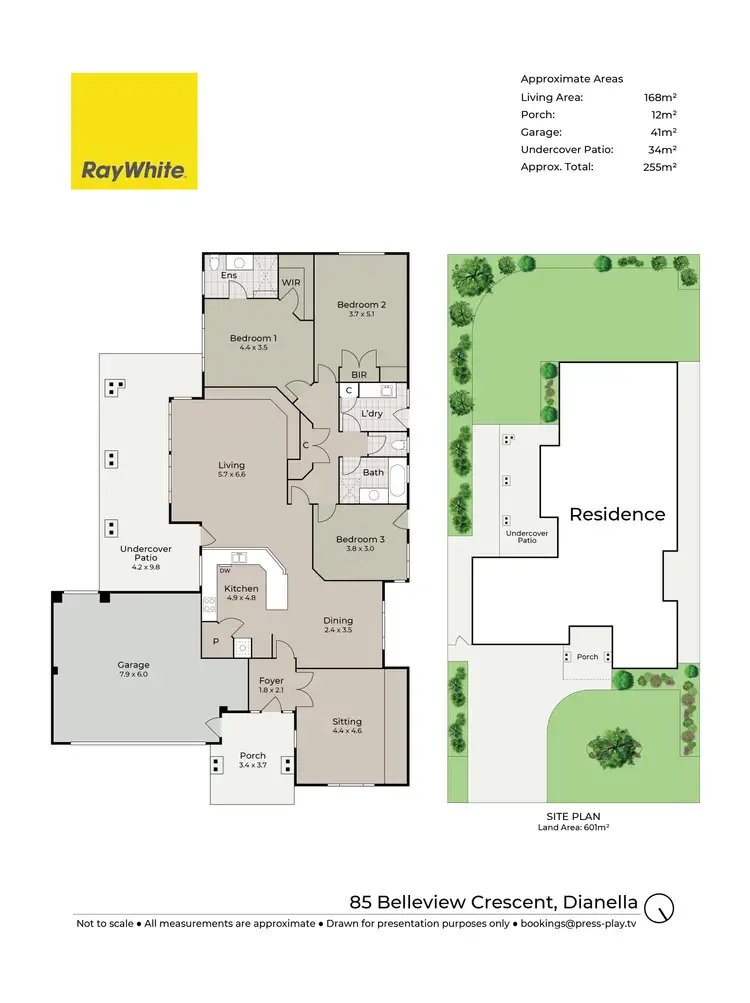 Floorplan of Homely house listing, 85 Belleview Crescent, Dianella WA 6059
