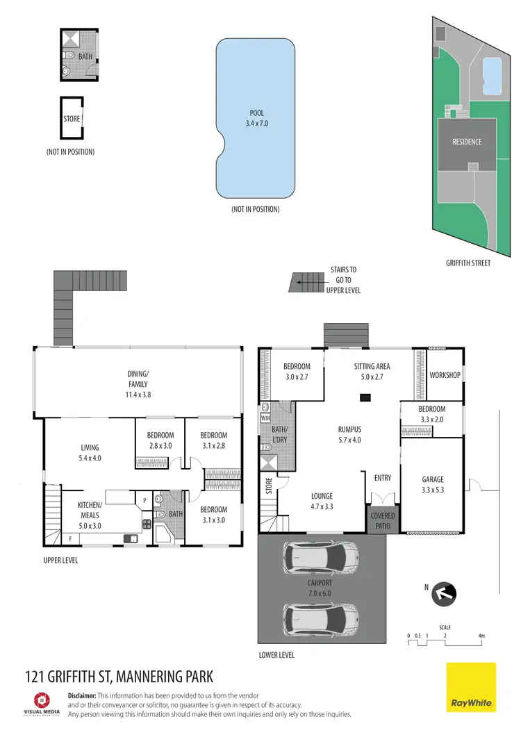 Floorplan of Homely house listing, 121 Griffith Street, Mannering Park NSW 2259