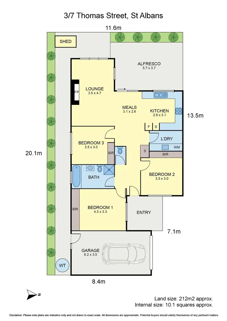 Floorplan of Homely house listing, 3/7 Thomas Street, St Albans VIC 3021