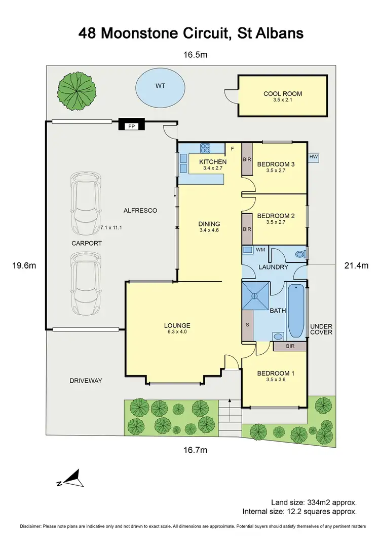 Floorplan of Homely house listing, 48 Moonstone Circuit, St Albans VIC 3021