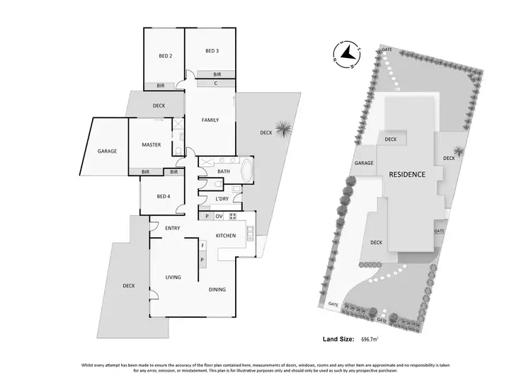 Floorplan of Homely house listing, 10 Tara Drive, Frankston VIC 3199