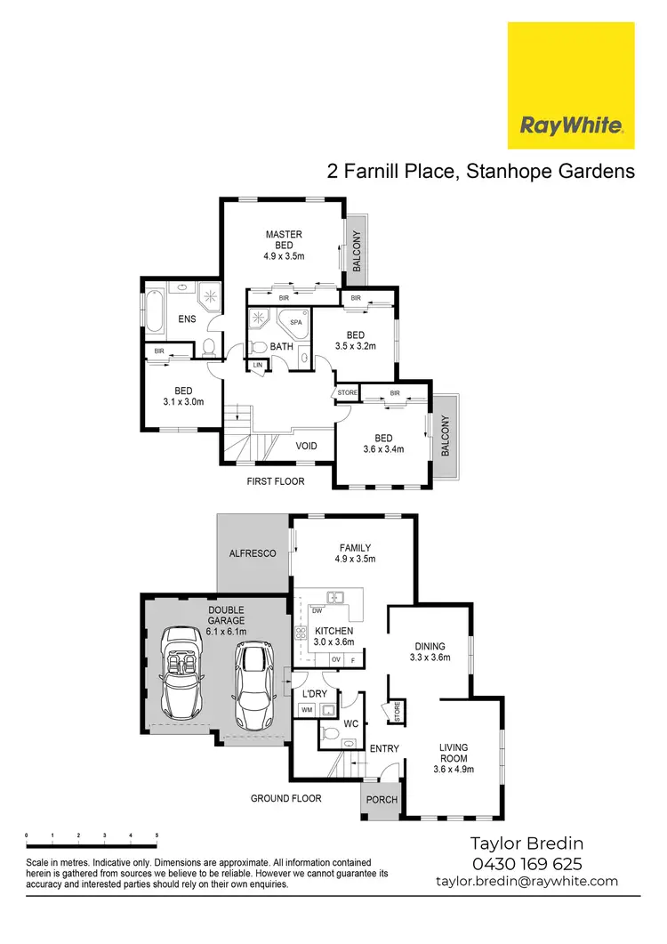 Floorplan of Homely house listing, 2 Farnill Place, Stanhope Gardens NSW 2768