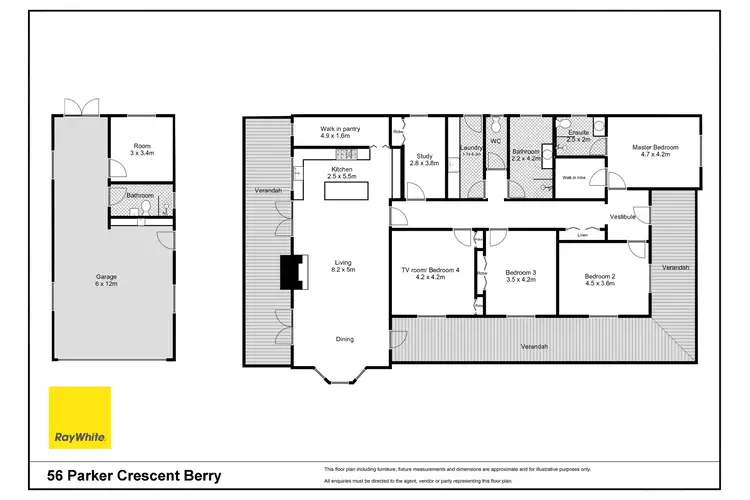 Floorplan of Homely house listing, 56 Parker Crescent, Berry NSW 2535