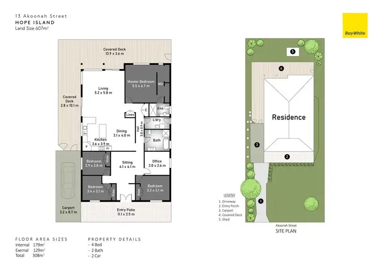 Floorplan of Homely house listing, 13 Akoonah Street, Hope Island QLD 4212