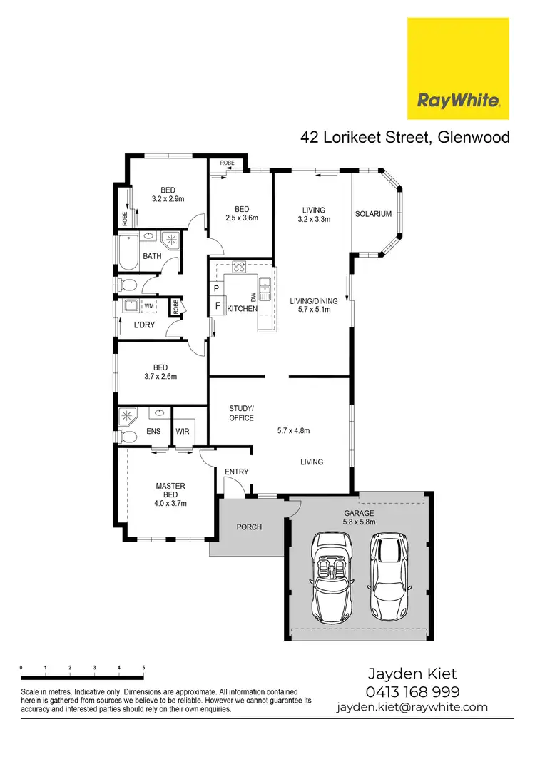 Floorplan of Homely house listing, 42 Lorikeet Street, Glenwood NSW 2768