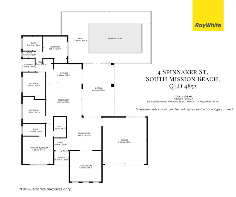 Floorplan of Homely house listing, 4 Spinnaker Street, South Mission QLD 4852