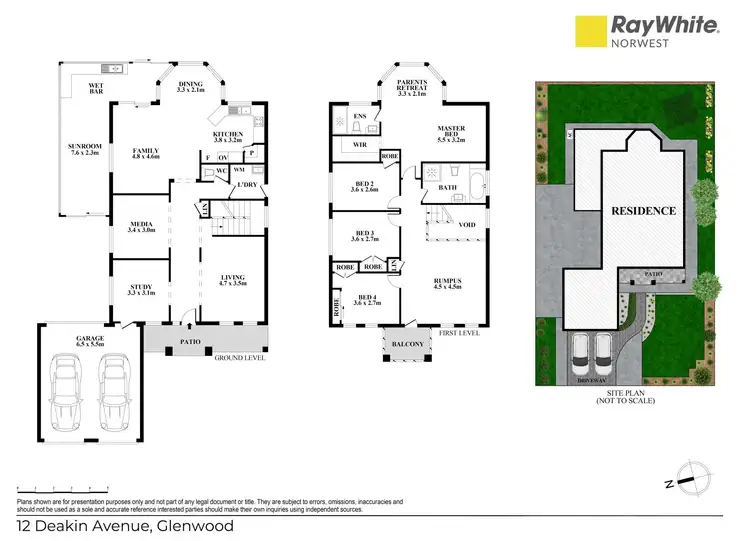 Floorplan of Homely house listing, 12 Deakin Avenue, Glenwood NSW 2768