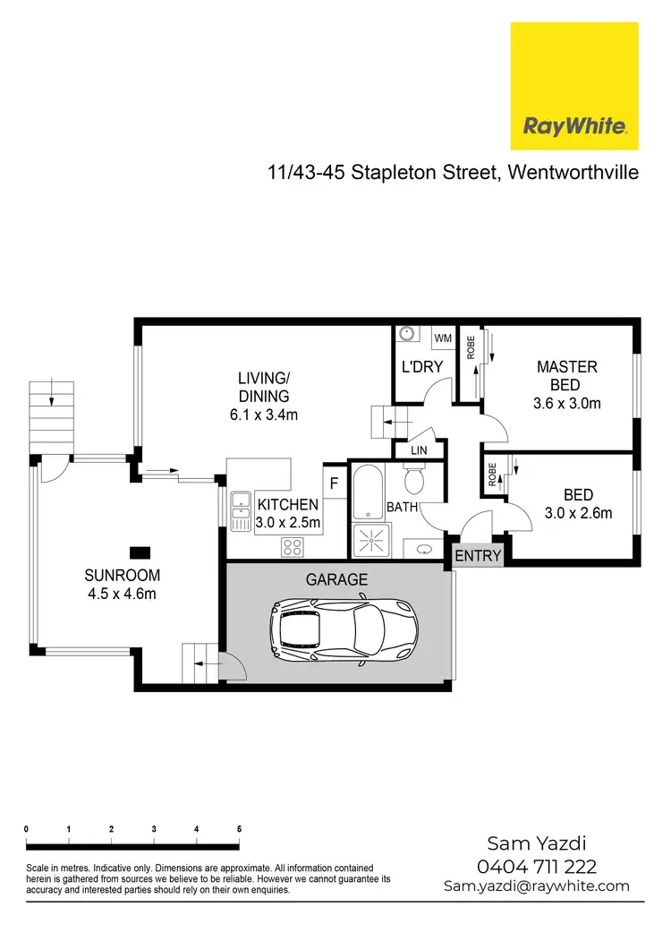 Floorplan of Homely villa listing, 11/43-45 Stapleton Street, Wentworthville NSW 2145