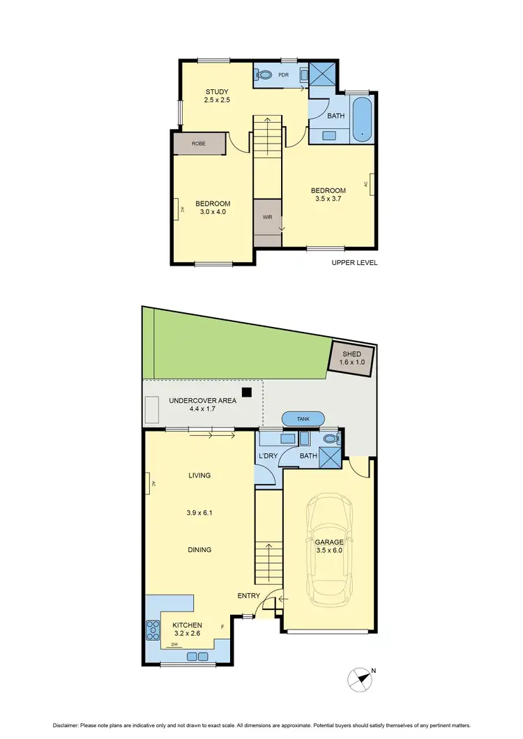 Floorplan of Homely townhouse listing, 2/31 Palmer Street, Fawkner VIC 3060
