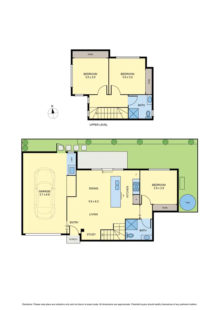 Floorplan of Homely townhouse listing, 3/180 Anderson Road, Fawkner VIC 3060