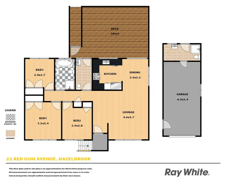 Floorplan of Homely house listing, 22 Red Gum Avenue, Hazelbrook NSW 2779