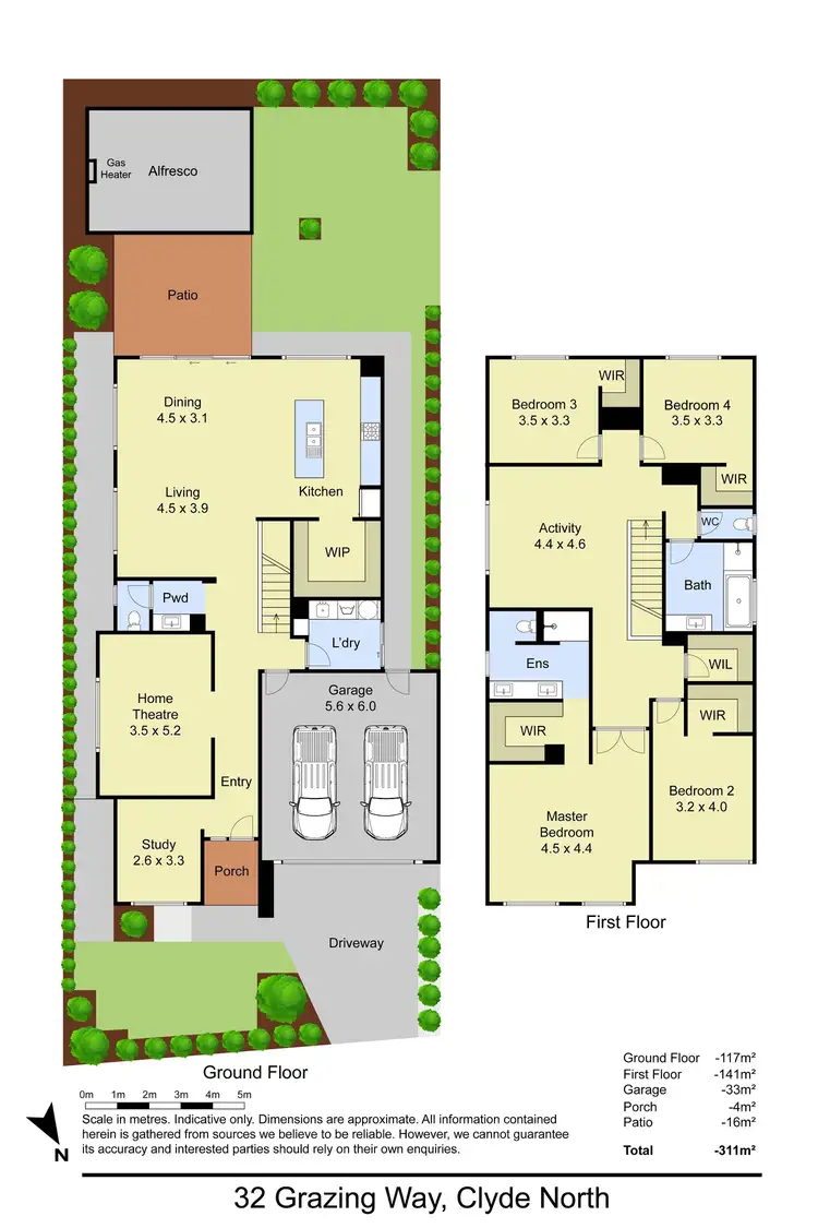 Floorplan of Homely house listing, 32 Grazing Way, Clyde North VIC 3978
