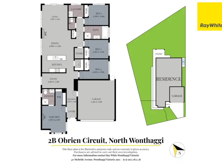 Floorplan of Homely house listing, 2B O'Brien Circuit, North Wonthaggi VIC 3995