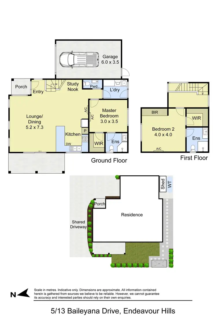 Floorplan of Homely townhouse listing, 5/13 Baileyana Drive, Endeavour Hills VIC 3802