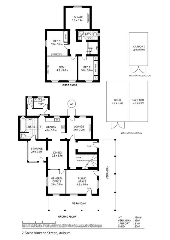 Floorplan of Homely house listing, 2 St Vincent Street, Auburn SA 5451