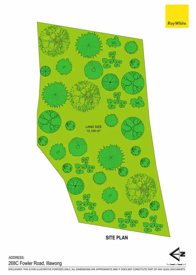 Floorplan of Homely land listing, 268C Fowler Road, Illawong NSW 2234
