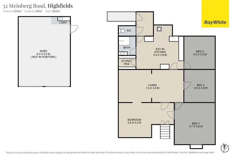 Floorplan of Homely house listing, 52 Steinberg Road, Highfields QLD 4352