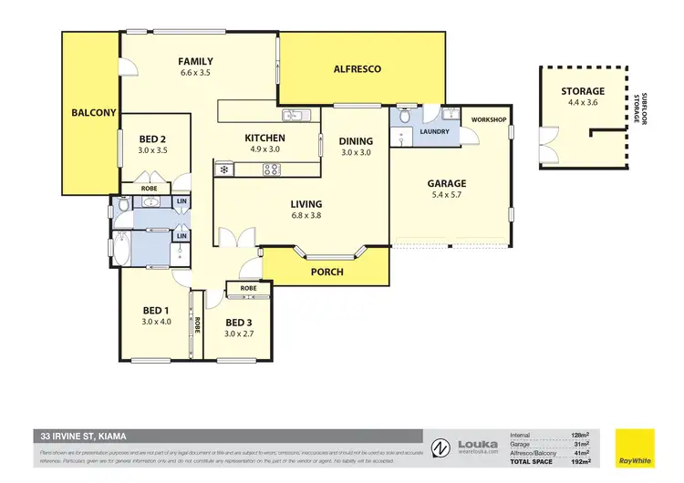 Floorplan of Homely house listing, 33 Irvine Street, Kiama NSW 2533