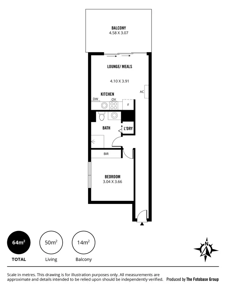 Floorplan of Homely apartment listing, 401/12-14 Wirra Drive, New Port SA 5015