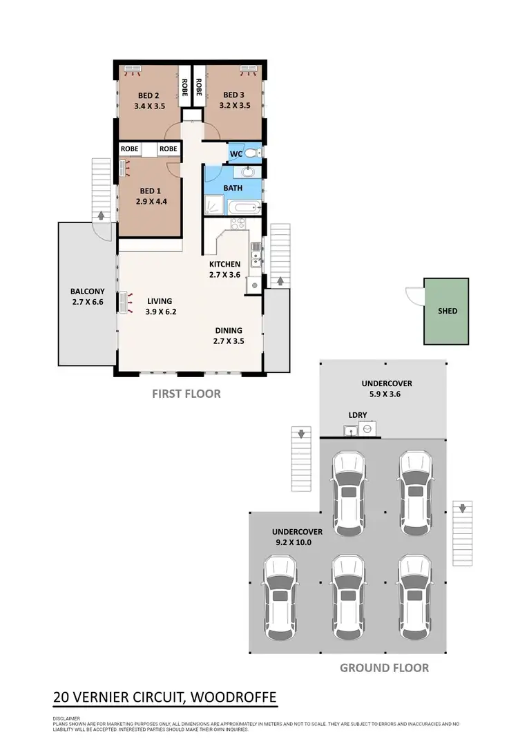 Floorplan of Homely house listing, 20 Vernier Circuit, Woodroffe NT 830