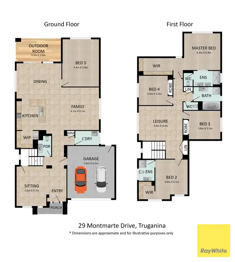 Floorplan of Homely house listing, 29 Montmarte Drive, Truganina VIC 3029