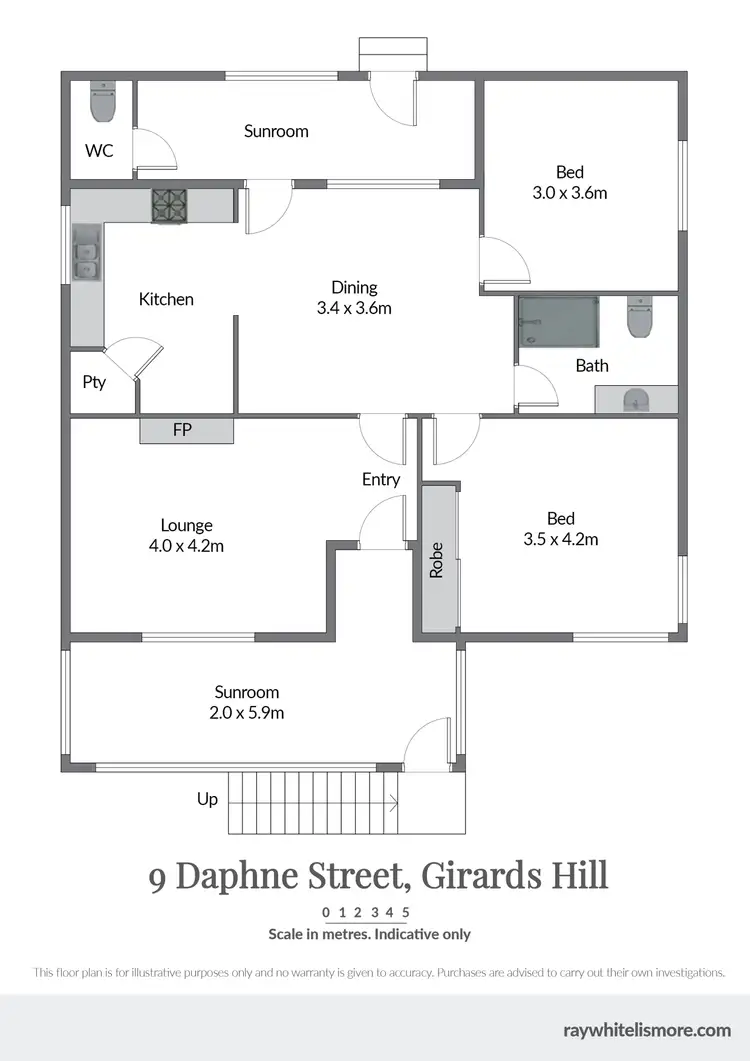 Floorplan of Homely house listing, 9 Daphne Street, Girards Hill NSW 2480