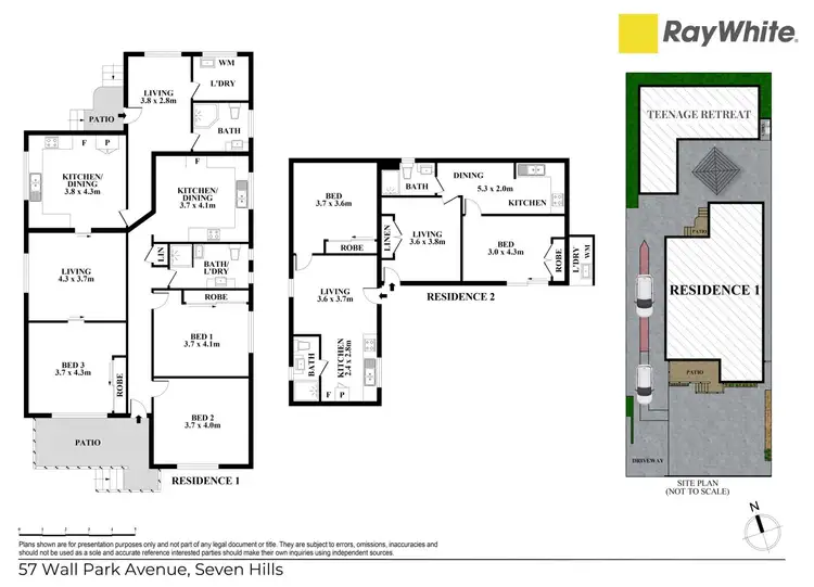 Floorplan of Homely house listing, 57 Wall Park Avenue, Seven Hills NSW 2147