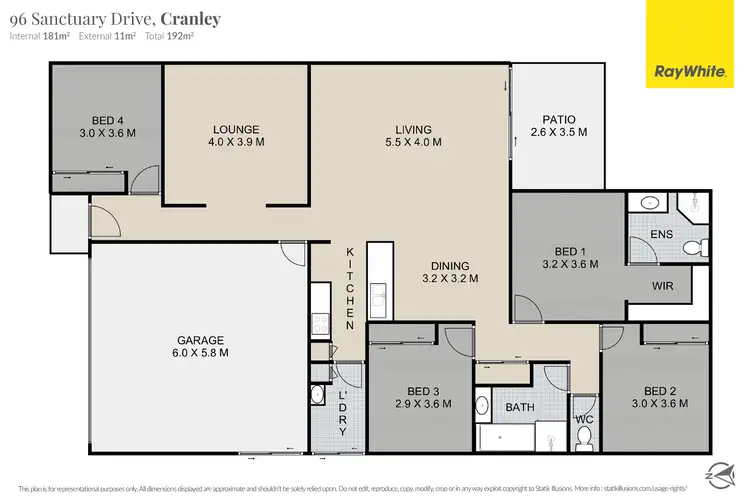Floorplan of Homely house listing, 96 Sanctuary Drive, Cranley QLD 4350